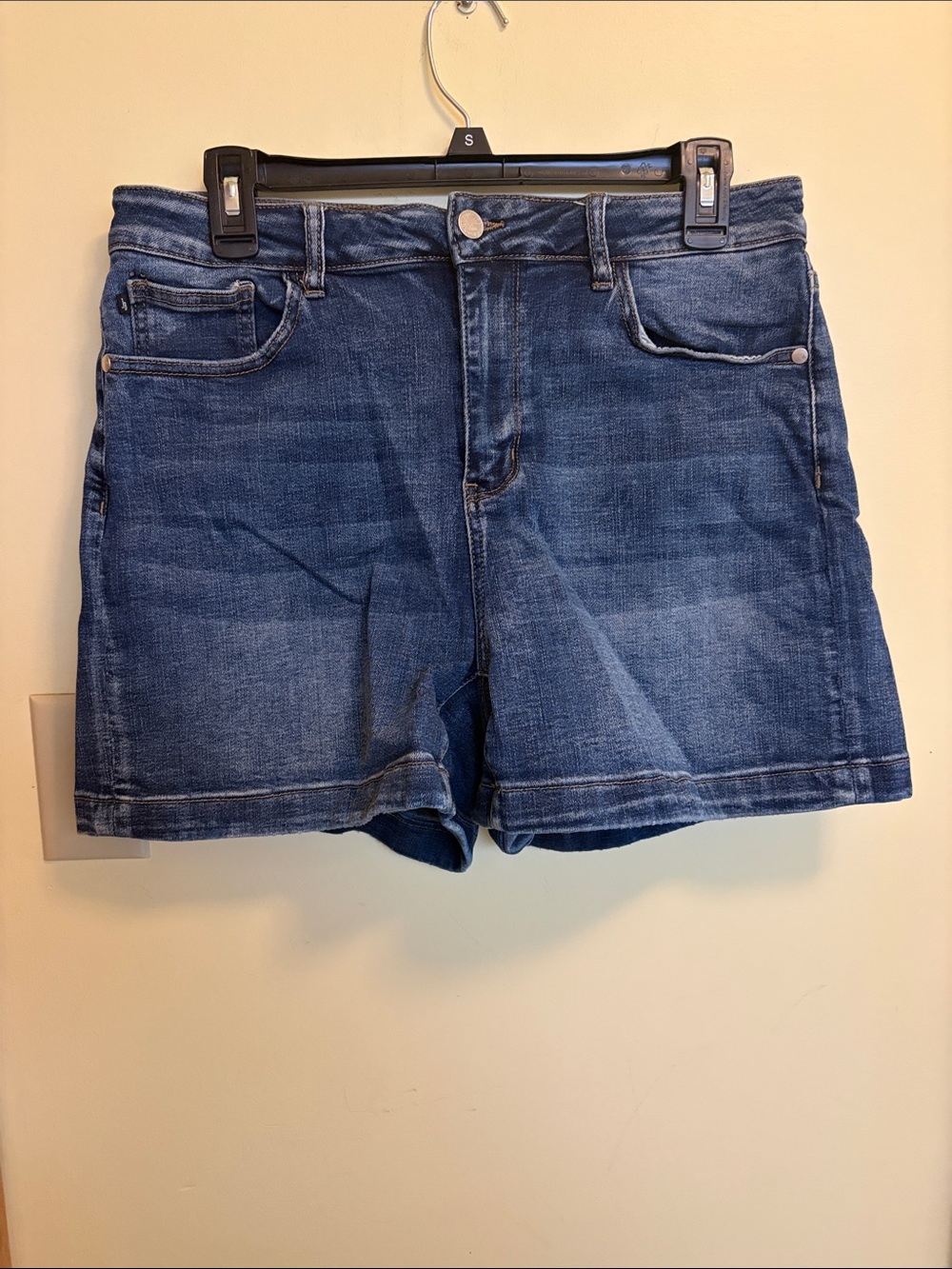 Judy Blue Dark Blue Denim Jean Shorts